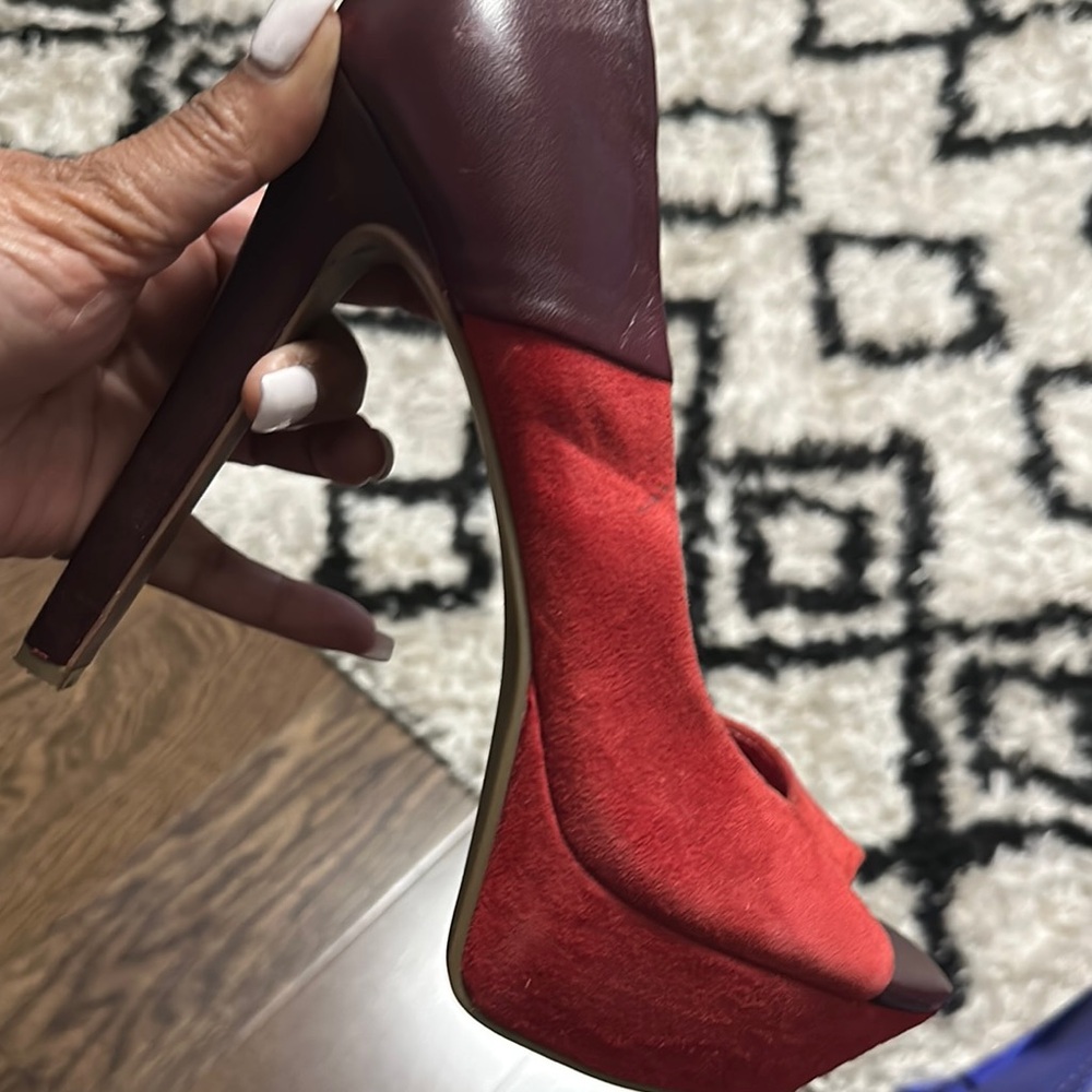 Jessica Simpson Red Stiletto Heels